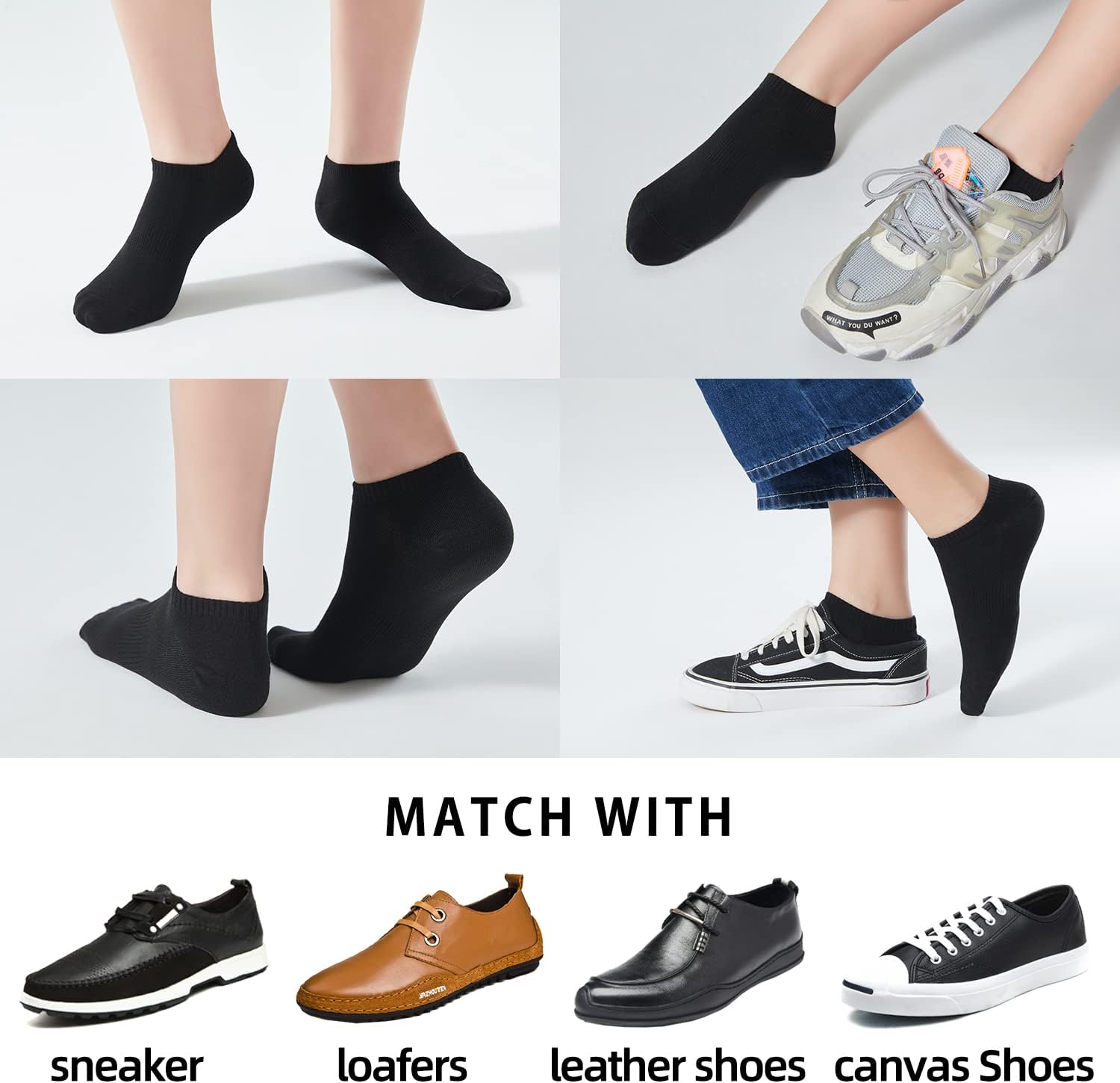 Detalle 2 de ATBITER Ankle Socks, 12 Pairs
