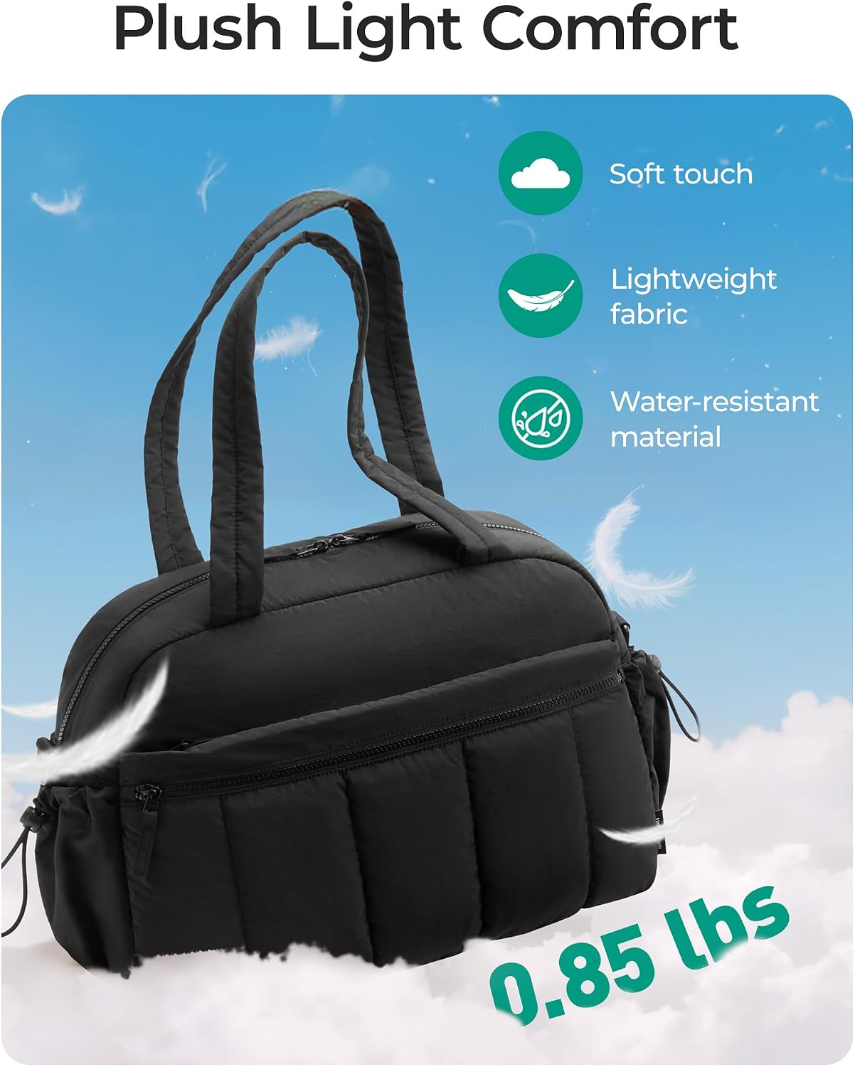 Thumbnail 4 de BAGSMART Gym Bag for Women: Lightweight Duffle for Travel with Wet Pocket