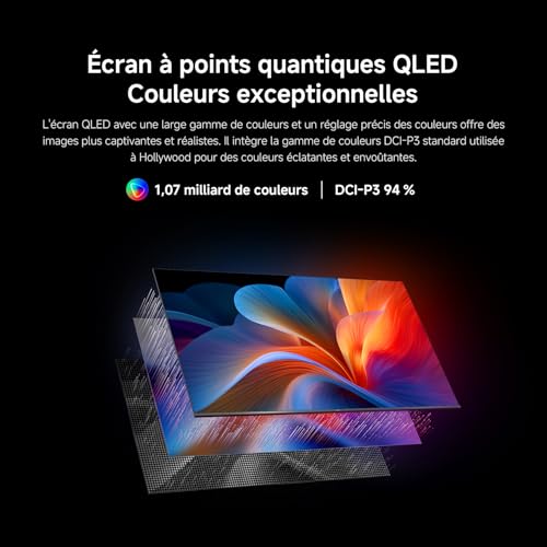 Detalle de XIAOMI TV F Pro 75, 190 cm: une télé QLED 4K avec Fire TV et Alexa intégrée