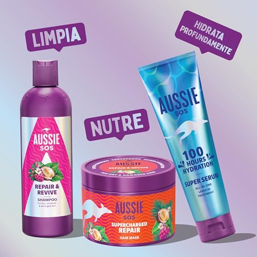 Thumbnail 7 de Aussie SOS Supercharged Repair Mascarilla 500ml 🌿 Hidratación Intensa