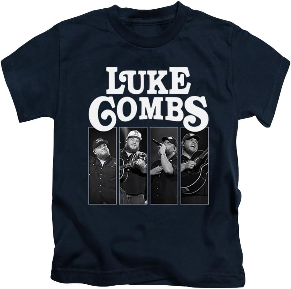 Detalle de New Spirit Original Luke Combs Meme Tee – 100% Cotton, Hand Printed in the UK