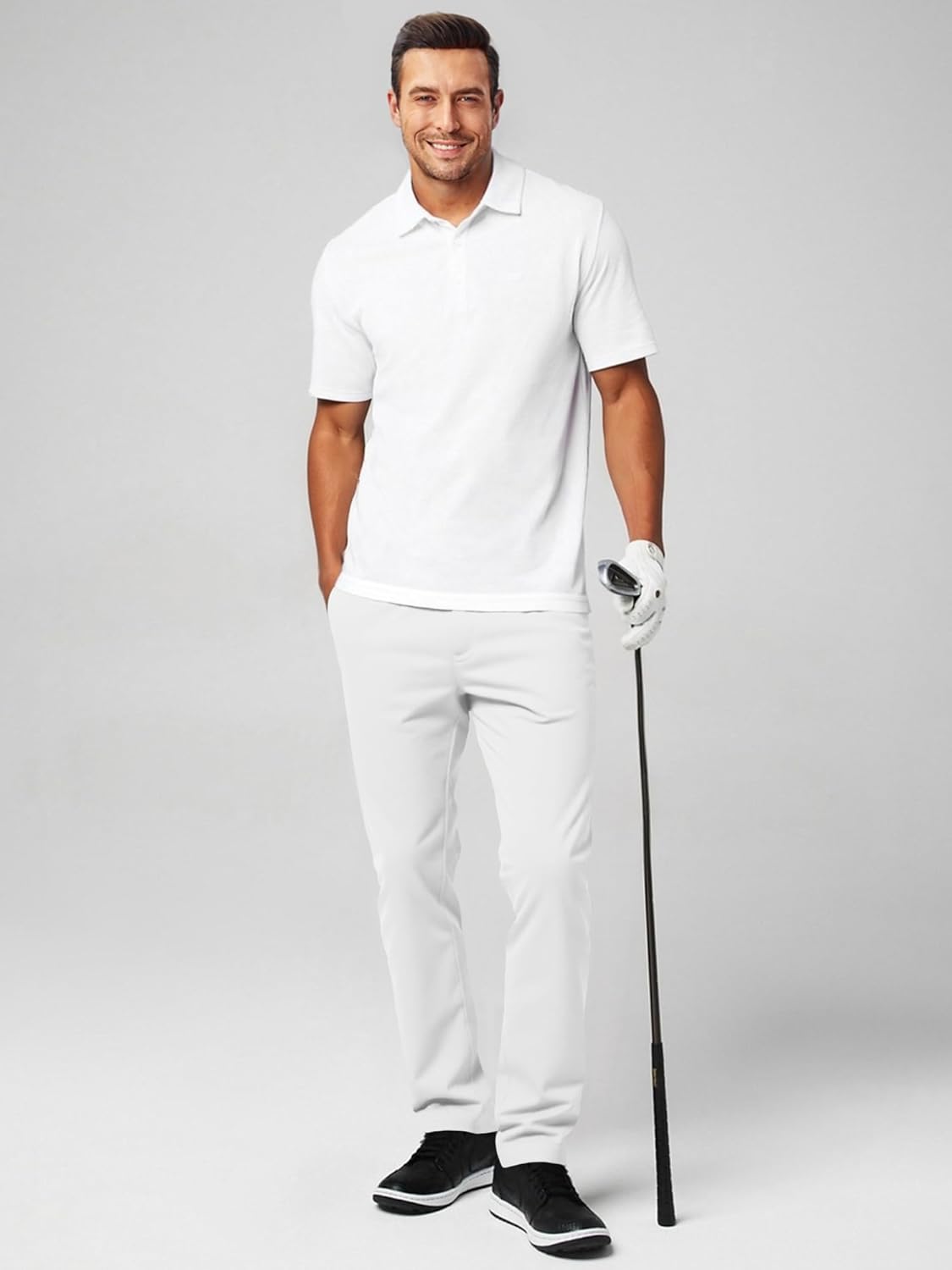 Thumbnail 4 de JMIERR Men's Chino Pants: Casual Elastic Waist, Tapered Fit for Everyday Comfort