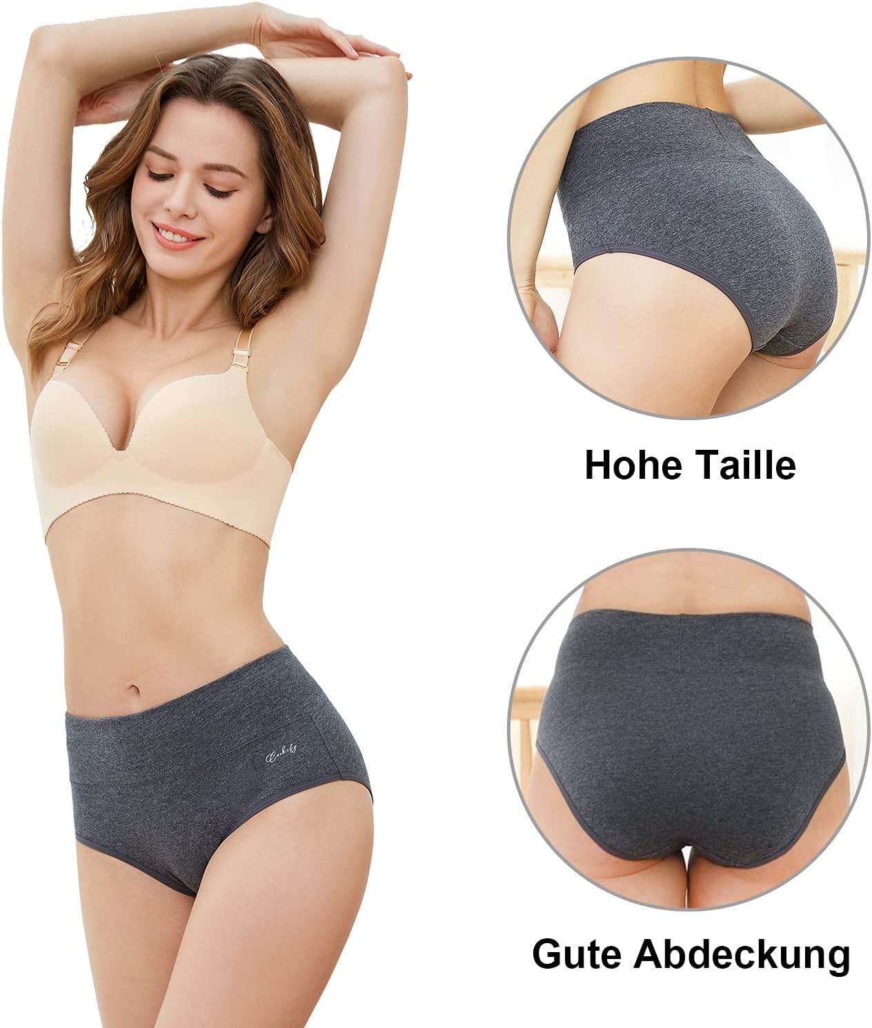 Thumbnail 3 de anqier Unterhosen Damen 5er Pack Stretch