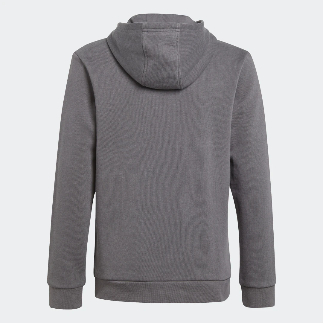 Detalle 2 de Sudadera con capucha Trefoil de Adidas (gris) — comodidad y estilo cotidiano
