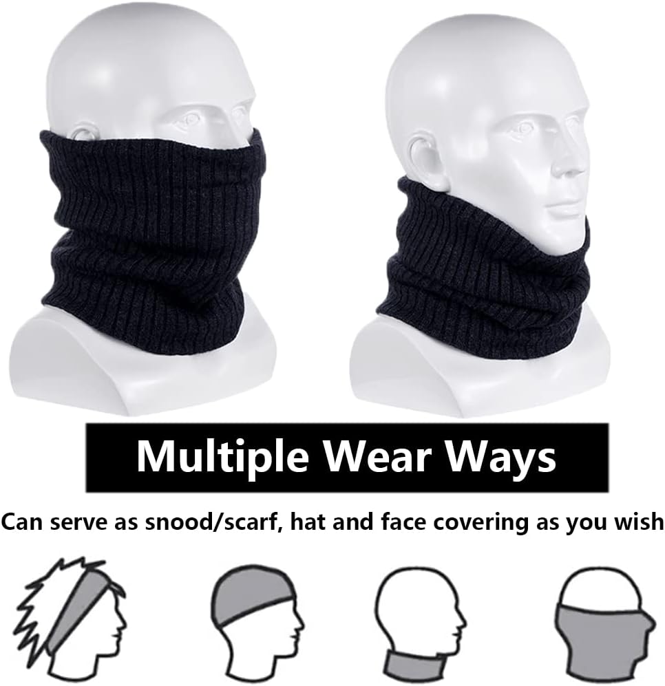 Detalle 2 de ehsbuy Fleece Neck Warmer 2‑Layer Snood