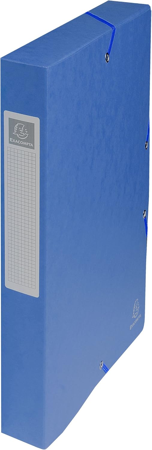 Thumbnail 6 de Exacompta Exabox 50400E : 8 boîtes de classement avec élastiques pour documents A4