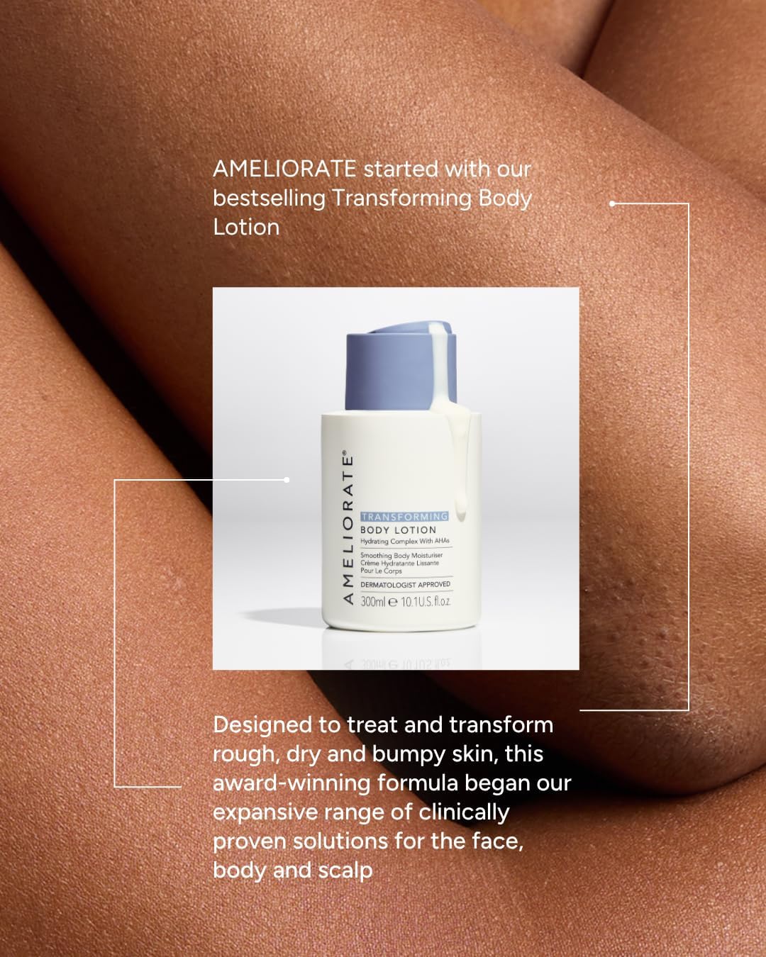 Thumbnail 2 de AMELIORATE Transforming Body Lotion 500 ml – balsam z kwasem mlekowym AHA