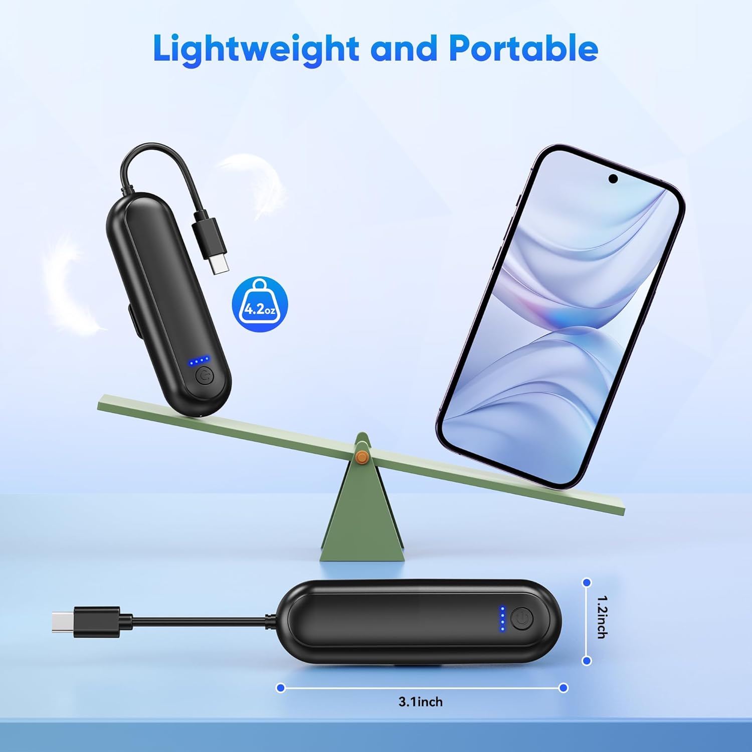 Thumbnail 6 de Kinwin 2 Pack Battery Pack for Meta Quest 3S/3/2 – 20000mWh, 18W Fast Charging