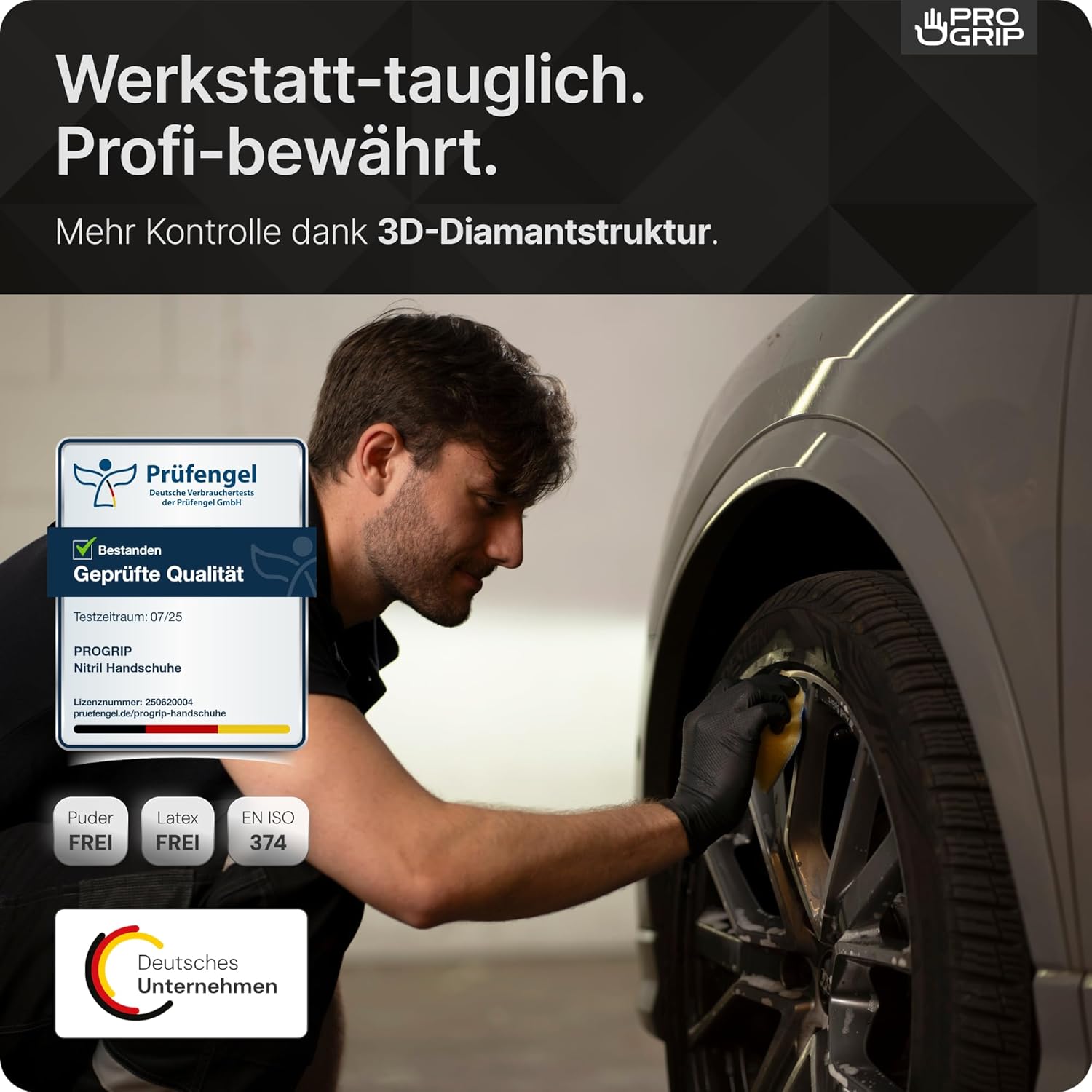 Thumbnail 3 de PROGRIP Einweghandschuhe Diamant Grip L 50 Stk