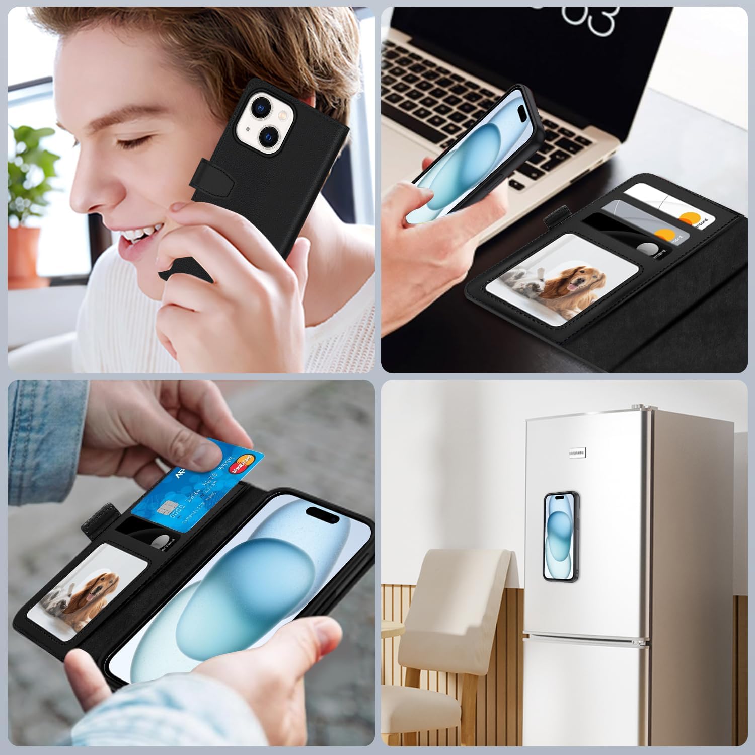 Thumbnail 6 de XTCASE Funda Cuero Magnética para iPhone 13
