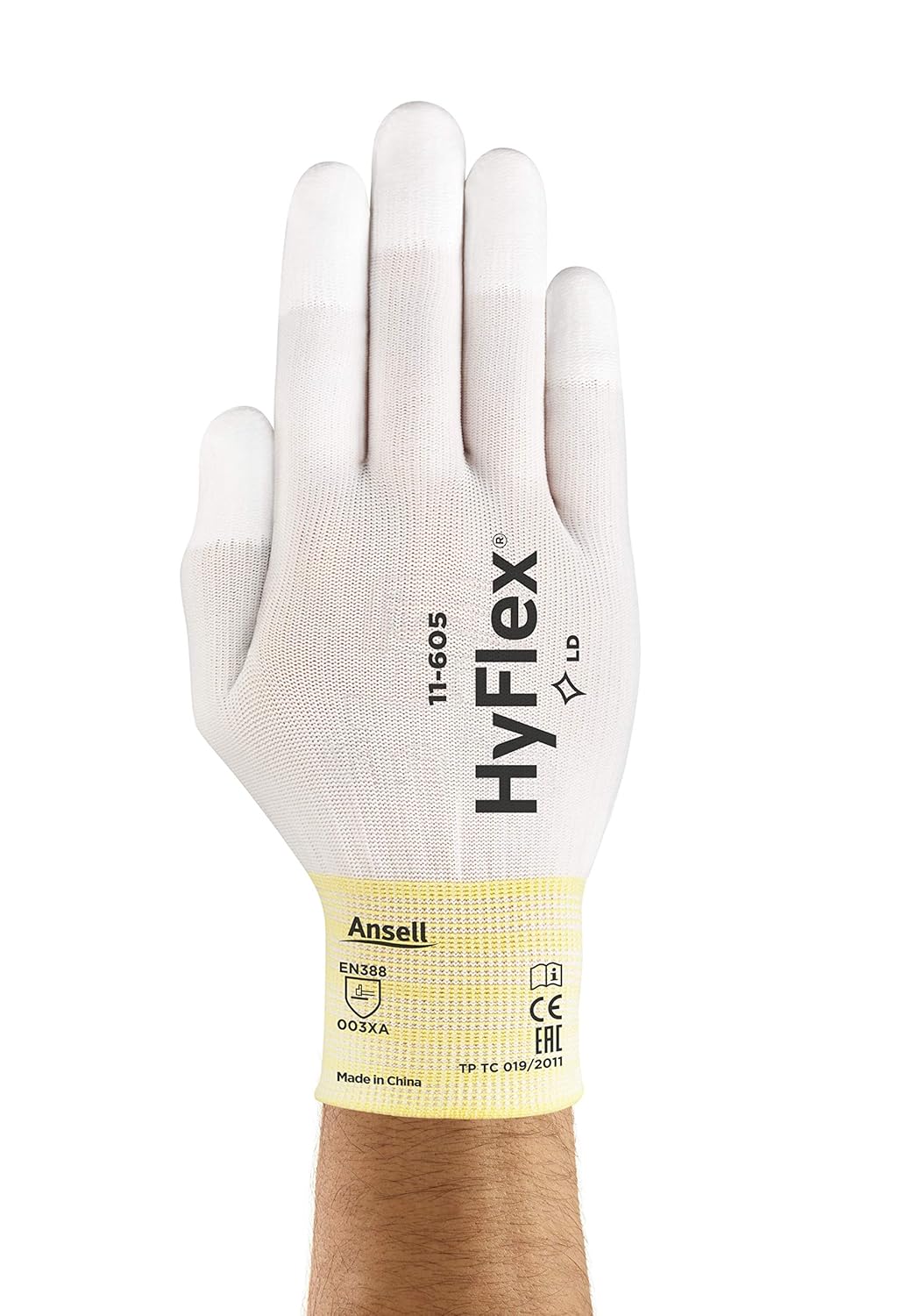 Detalle 2 de Ansell HyFlex 11-605 guanti da lavoro taglia M, 12 paia