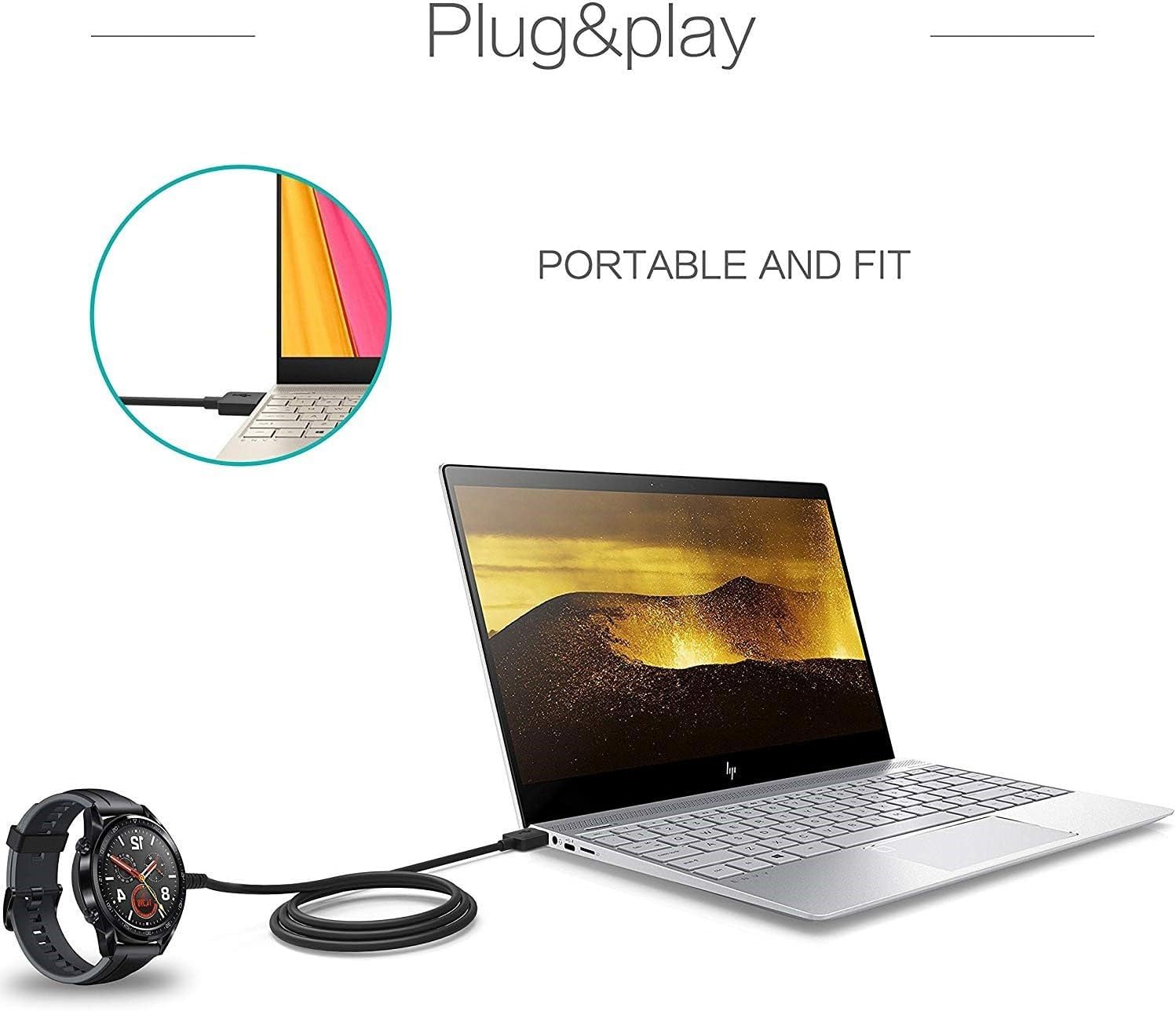 Thumbnail 2 de INF charging cable for Huawei Watch GT / Honor Magic Watch – compact magnetic smartwatch charger