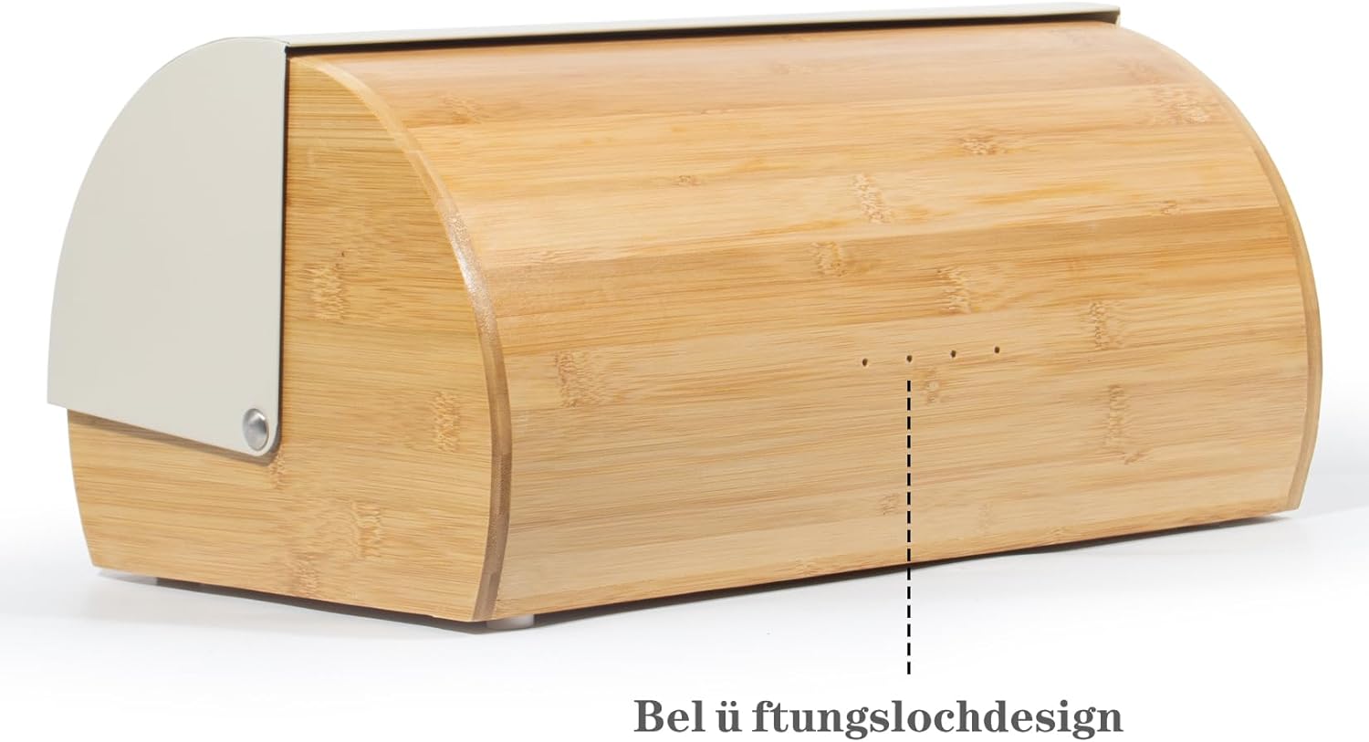 Thumbnail 3 de GREELUE Brotkasten Metall Holz