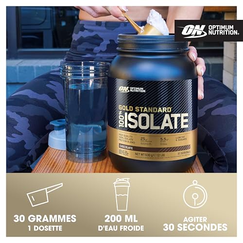 Thumbnail 3 de Optimum Nutrition Gold Standard 100% Isolate – Protéine de Whey, 930 g