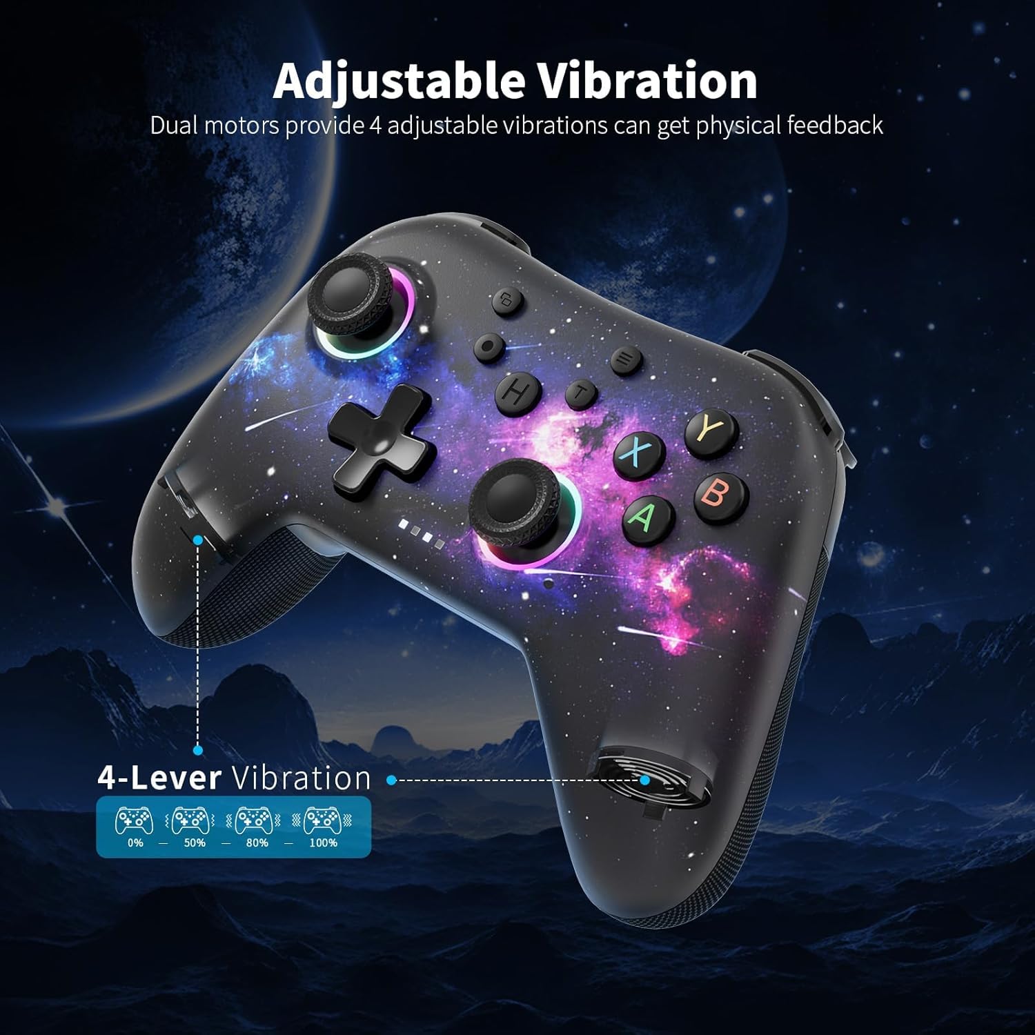 Detalle de AceGamer Pluto Wireless Controller 1000Hz Polling