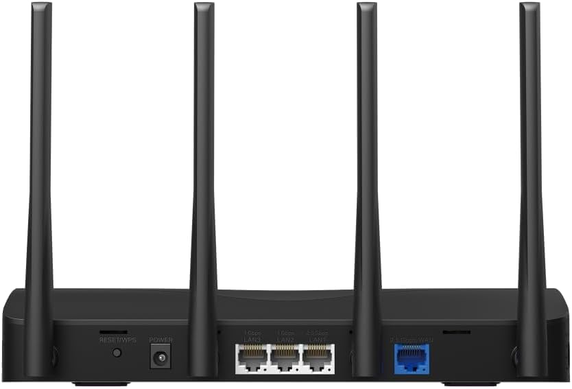 Detalle de MERCUSYS MR27BE WiFi 7 router 3600 Mbps