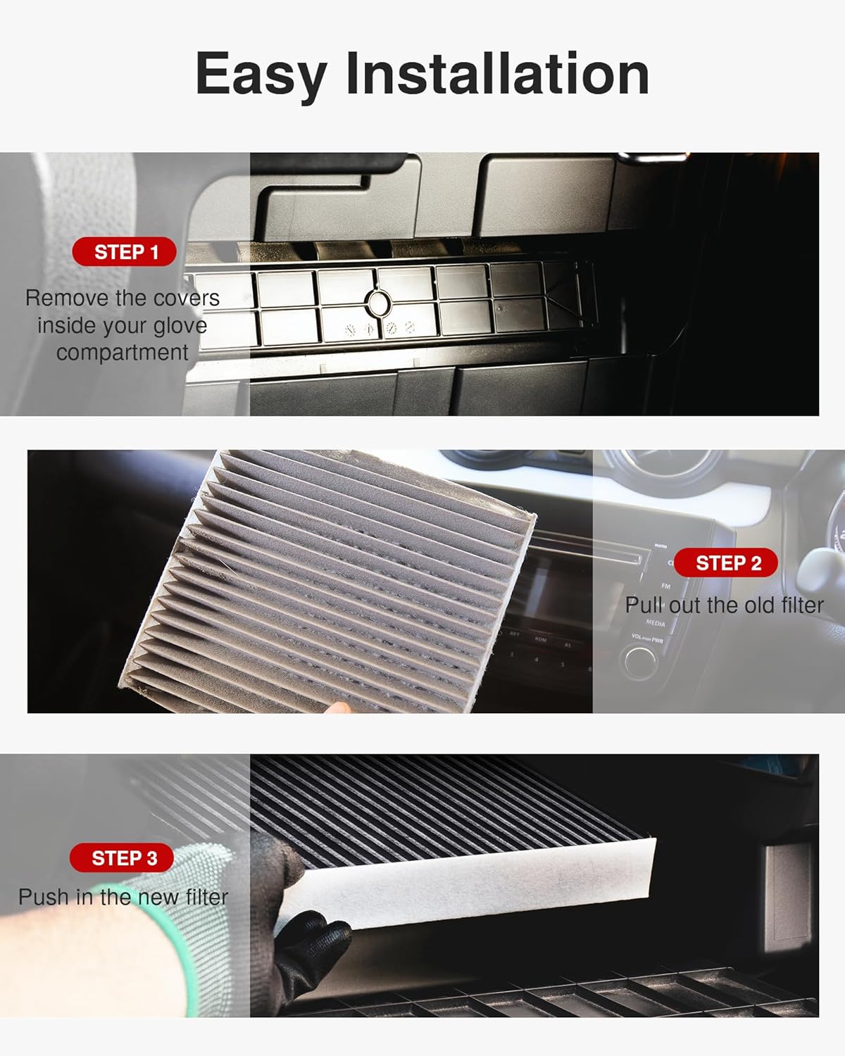 Thumbnail 6 de Puroma 2 Pack Cabin Air Filter 2-Pack