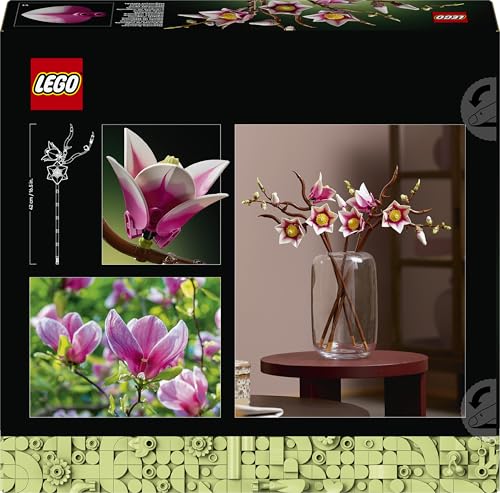 Thumbnail 9 de LEGO Botanicals Magnolia Branches (11510) – Artificial Flower Set for Adults