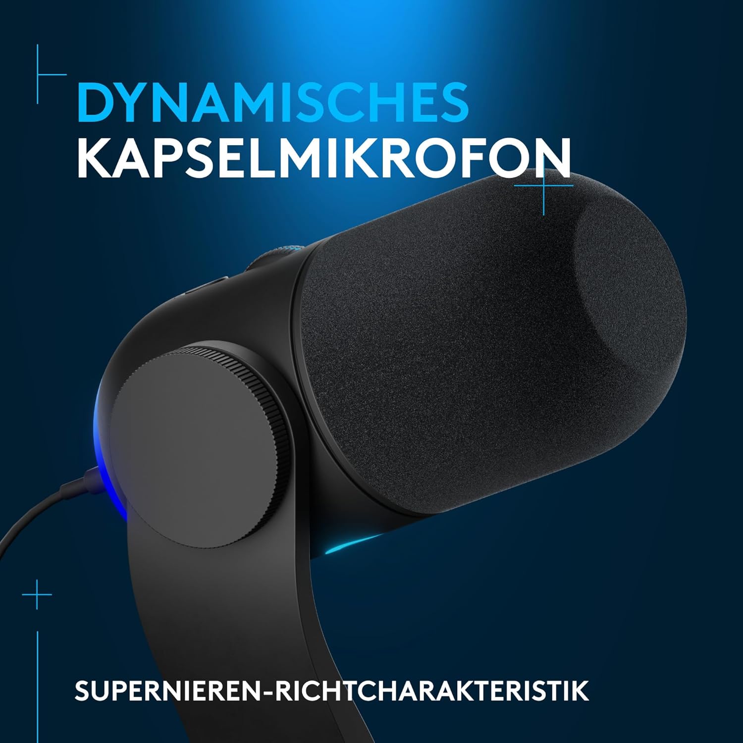 Thumbnail 1 de Logitech G Yeti GX – Dynamisches RGB-Gaming-Mikrofon mit LIGHTSYNC (USB) für Streaming