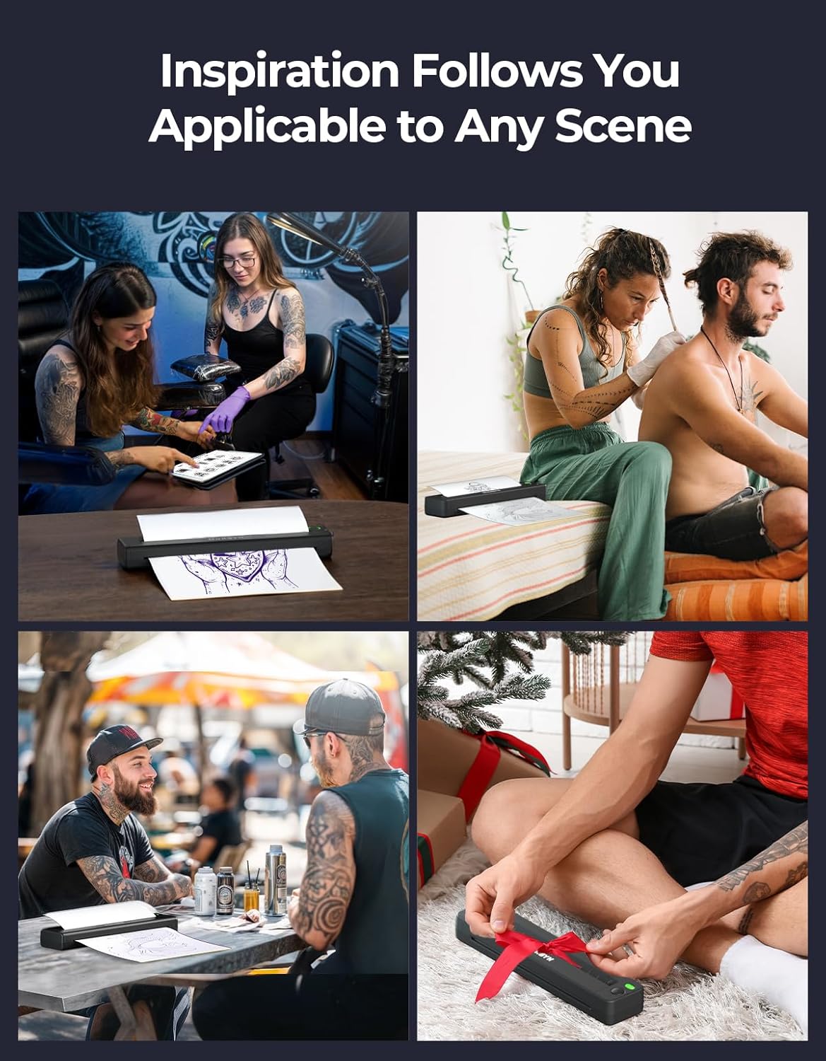 Thumbnail 6 de MUNBYN ITP06 Tattoo Drucker 300 DPI 🖨️