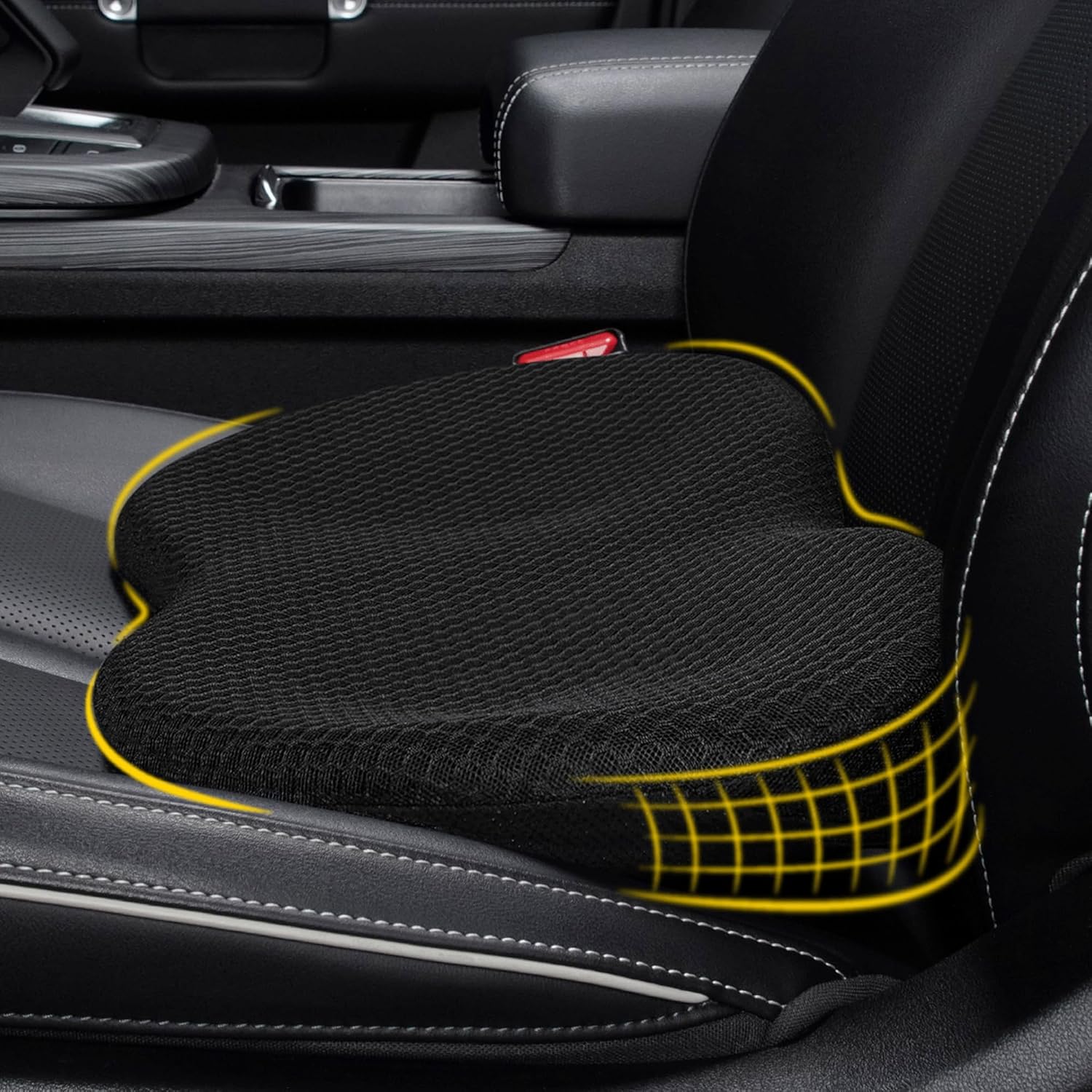 Detalle de kingphenix Wedge Car Seat Cushion 1 Memory Foam