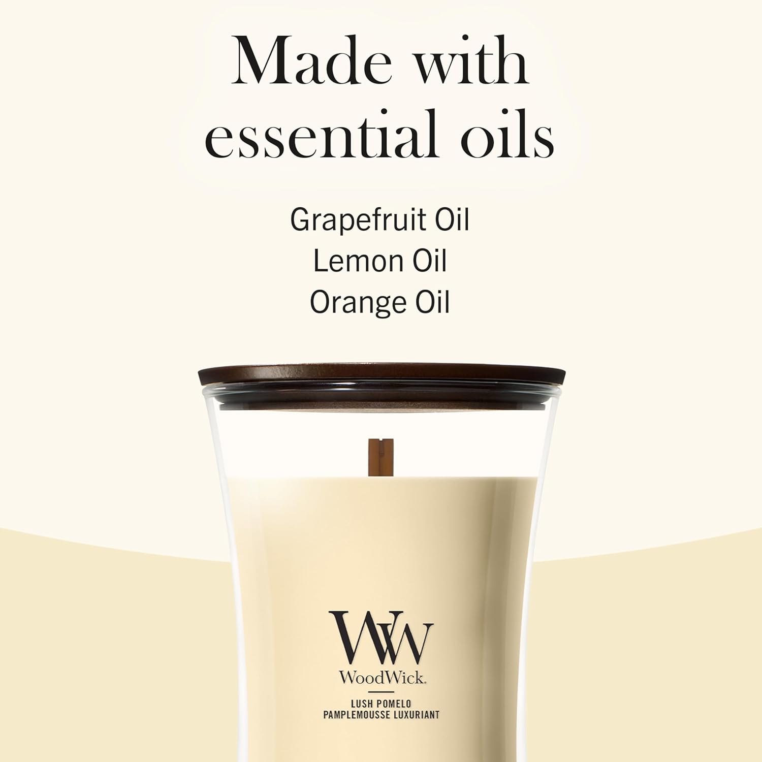 Thumbnail 5 de WoodWick Grande Bougie Lush Pomelo – Une ambiance lumineuse et果ambiance parfumée, idéale comme cadeau