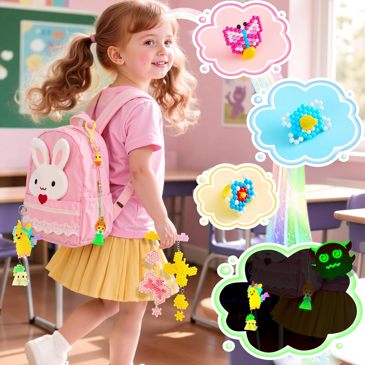 Thumbnail 6 de Besdiyart Wasserperlen Glitzer – Kreatives Nachfüllset für Kinderspaß ab 6 Jahren