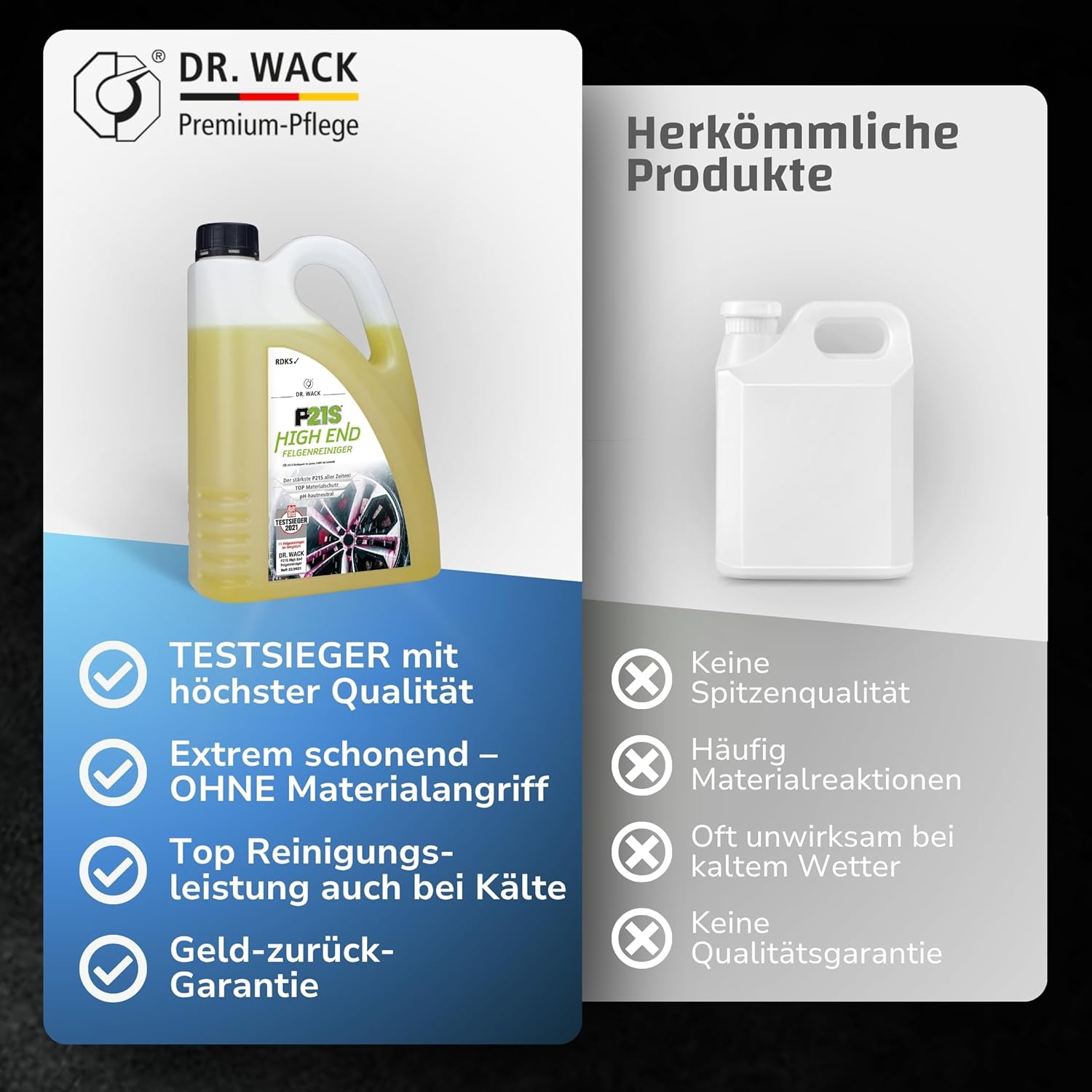Thumbnail 5 de DR. WACK P21S HIGH END Felgenreiniger 2 Liter – Gel-Formel, Wirkindikator & hautneutral