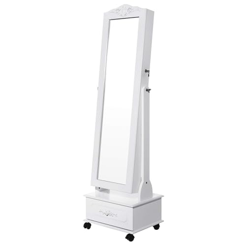 Detalle de Armoire SONGMICS LED avec miroir et grand tiroir