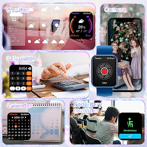 Detalle de PTHTECHUS Smartwatch per bambini 1,83" con contapassi e 25 modalità sportive