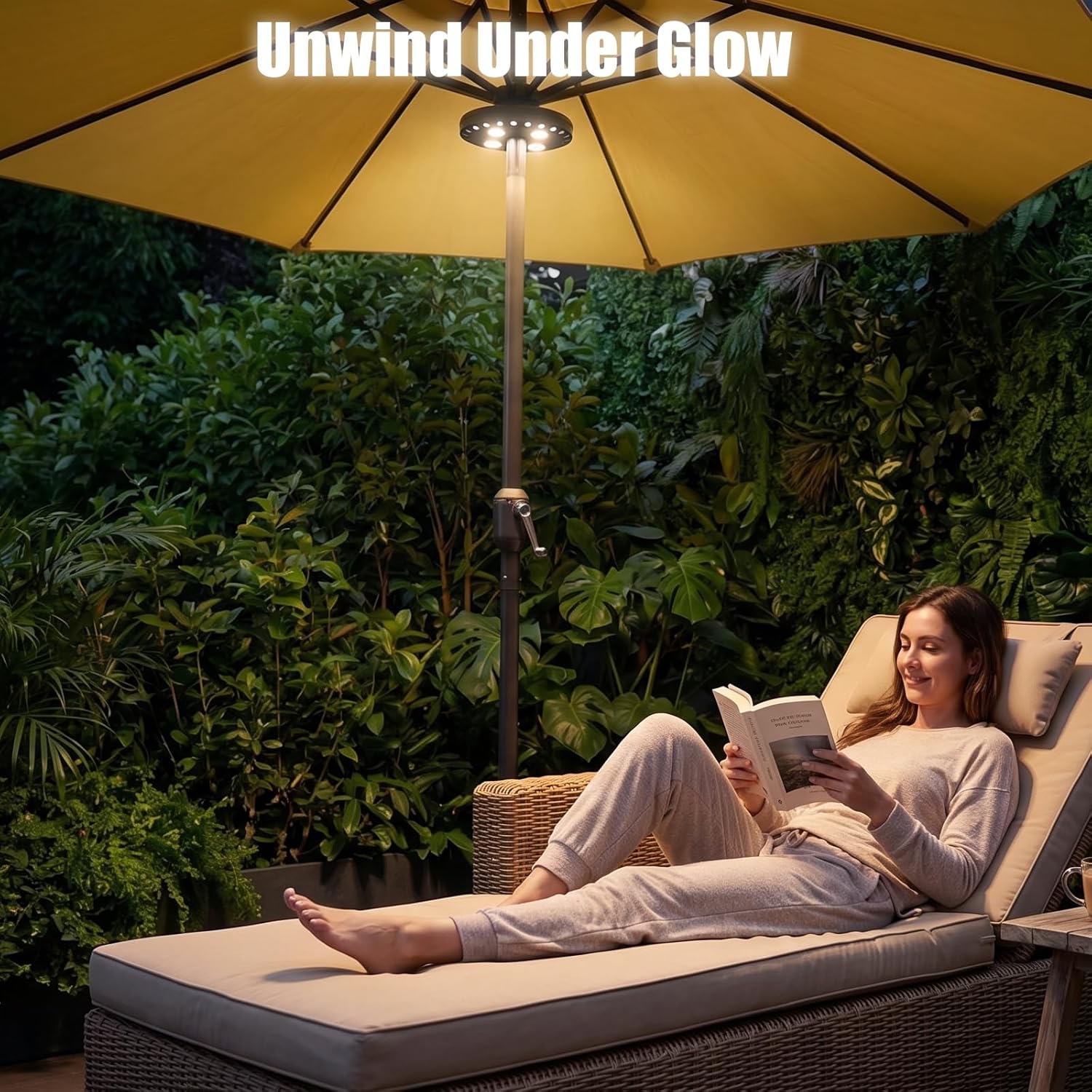 Thumbnail 1 de OYOCO Parasol Light patio umbrella light – cordless LED pole light with 3 brightness modes