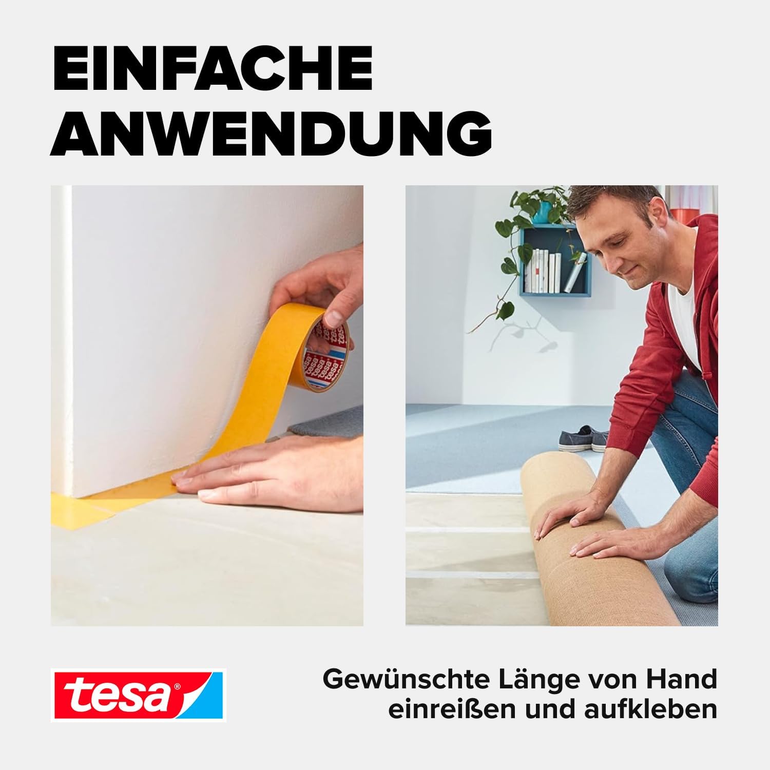Thumbnail 5 de tesa Doppelseitiges Klebeband Universal – 25 m x 50 mm