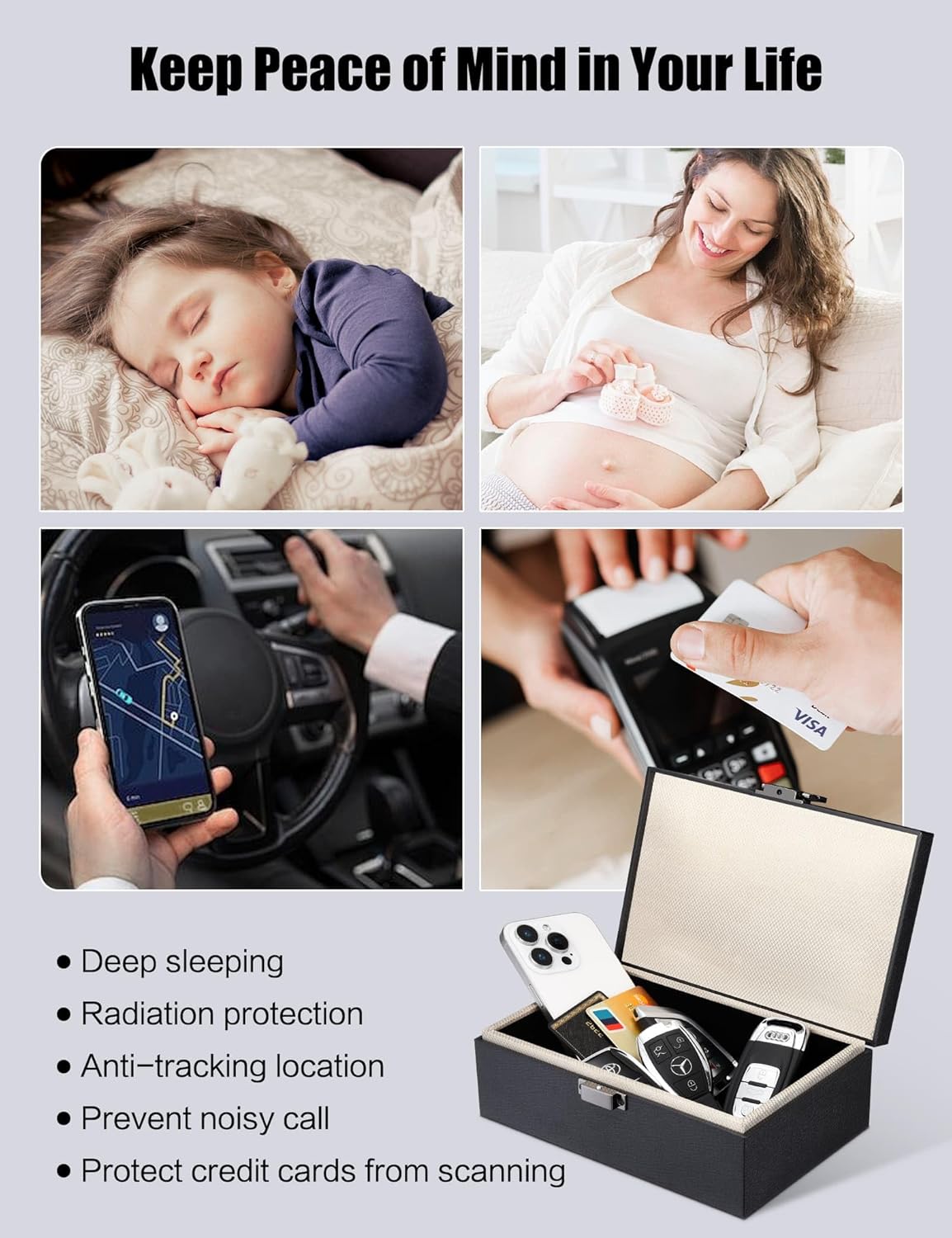 Thumbnail 3 de WHonor Faraday Box 15‑key RFID blocker