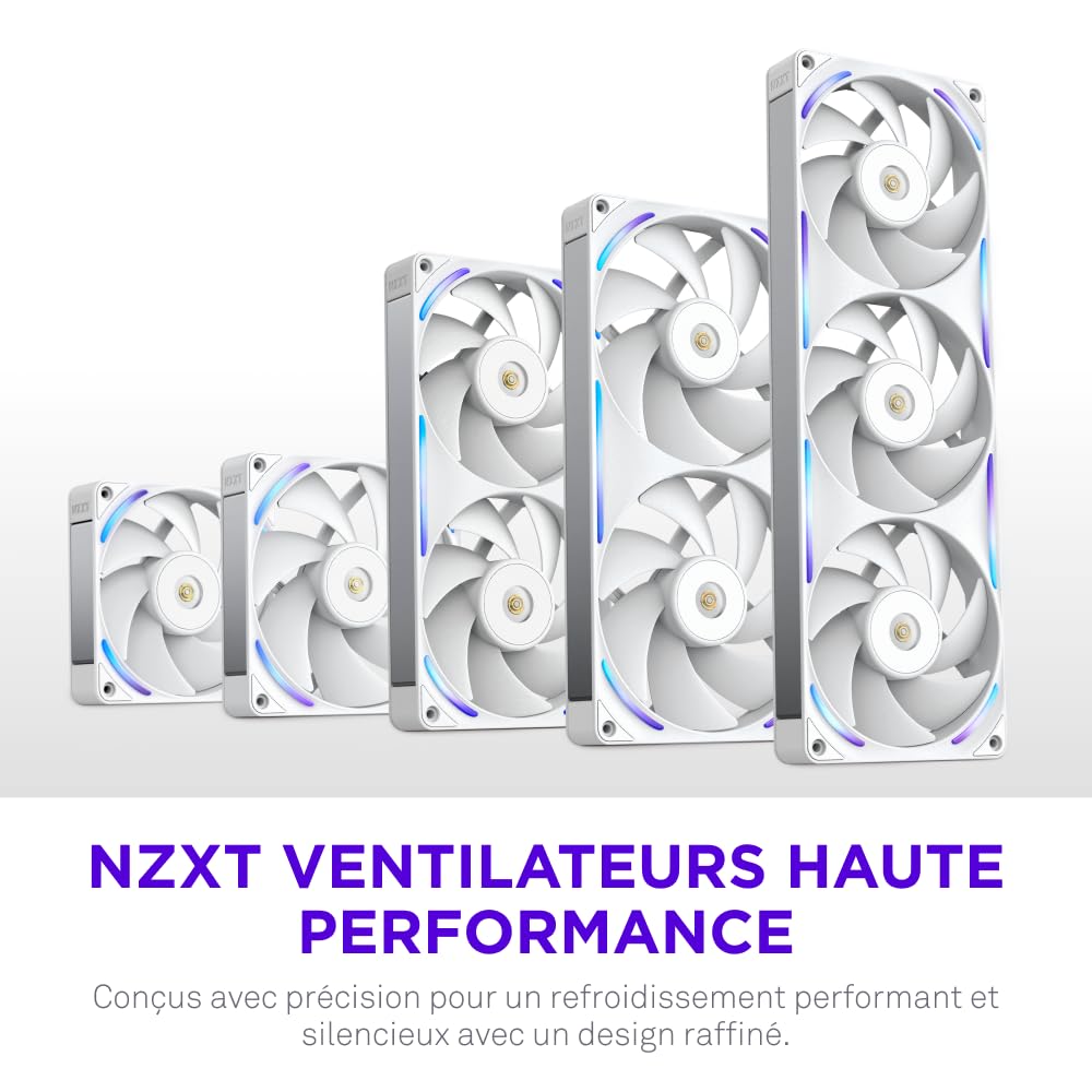 Thumbnail 1 de NZXT F360X ventilateur PWM RGB 3x120 mm
