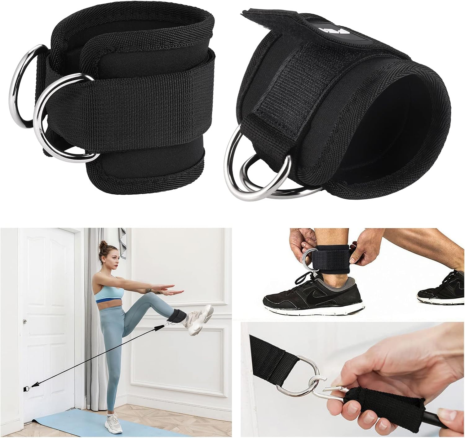 Thumbnail 5 de Fentar cable machine ankle straps 2 pack
