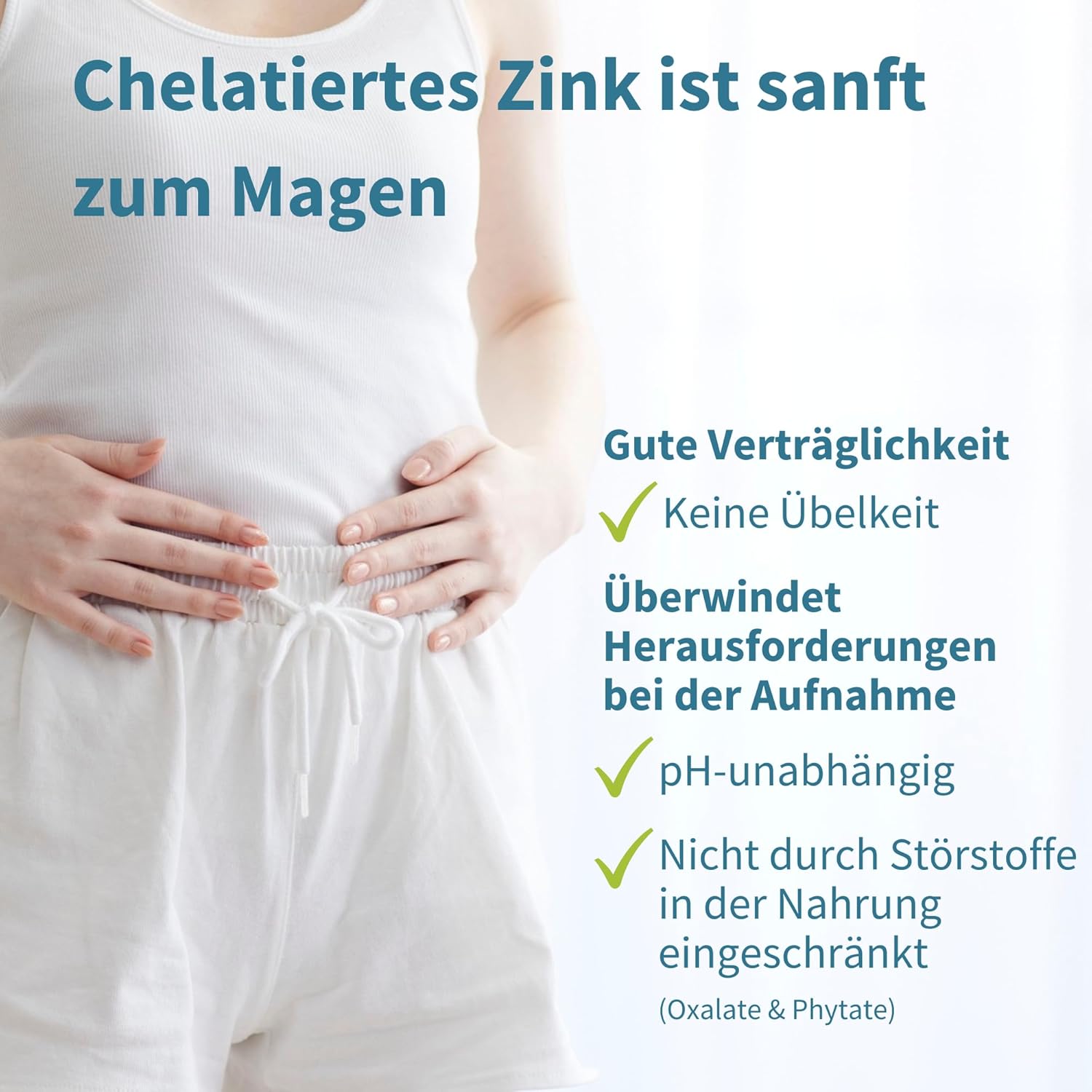 Detalle 2 de Zink Chelat 25 mg von Igennus – Hochdosierte Zinktabletten mit Kupfer, Bisglycinat & Picolinat