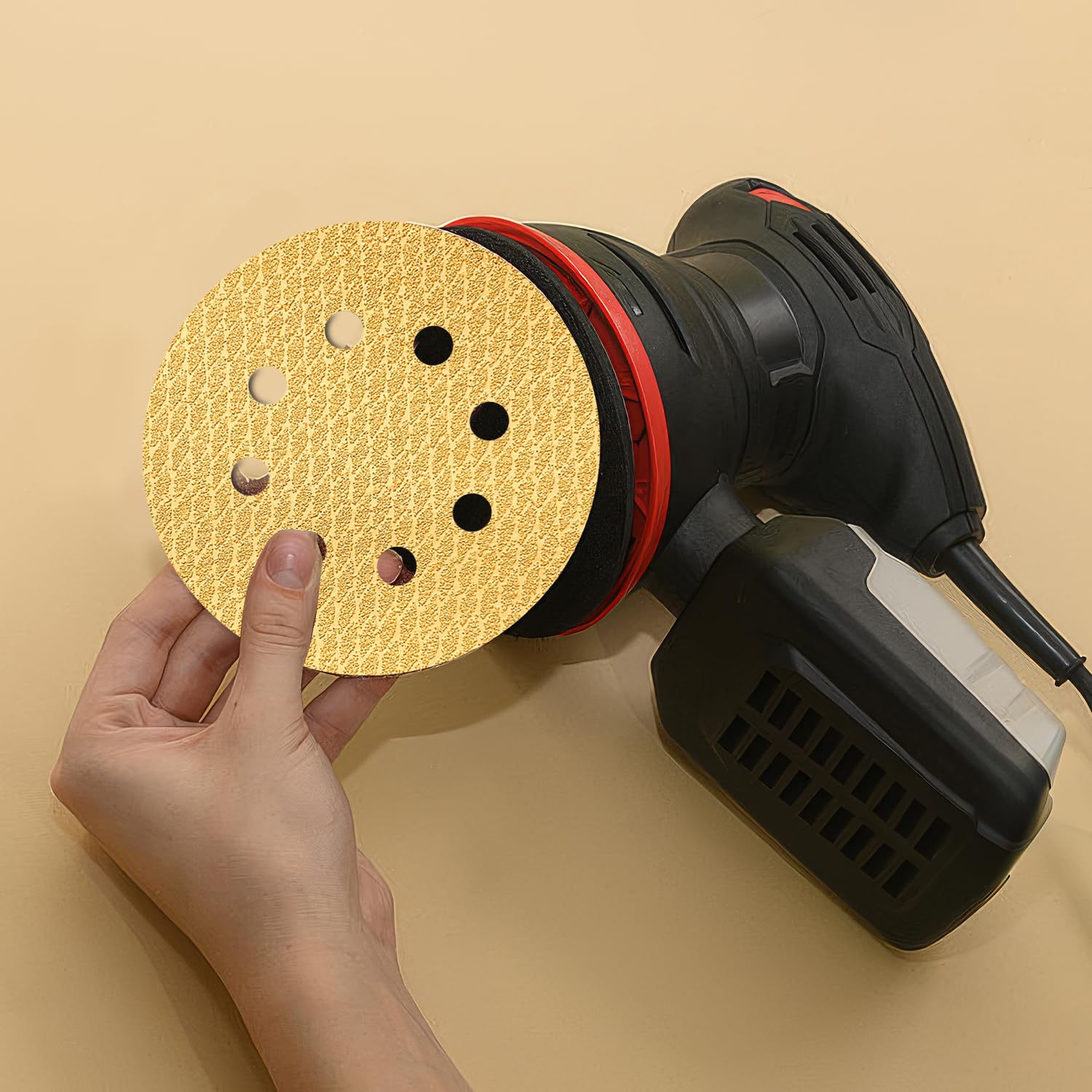 Thumbnail 5 de GZKTY Schleifpapier 125mm Klett Set – 240 Stück, 8 Körnungen (40–240) für Holz & Metall