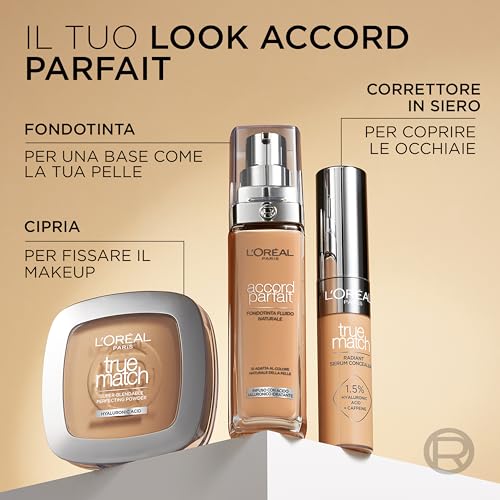 Thumbnail 7 de L'Oréal Paris Fondotinta Liquido Accord Parfait 3R/C Rose Beige 30 ml — incarnato uniforme e illuminato