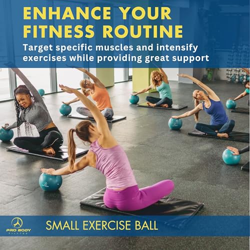 Thumbnail 7 de ProBody Pilates Ball Small — 9 Inch Small Exercise Ball (Blue) by ProBody Pilates