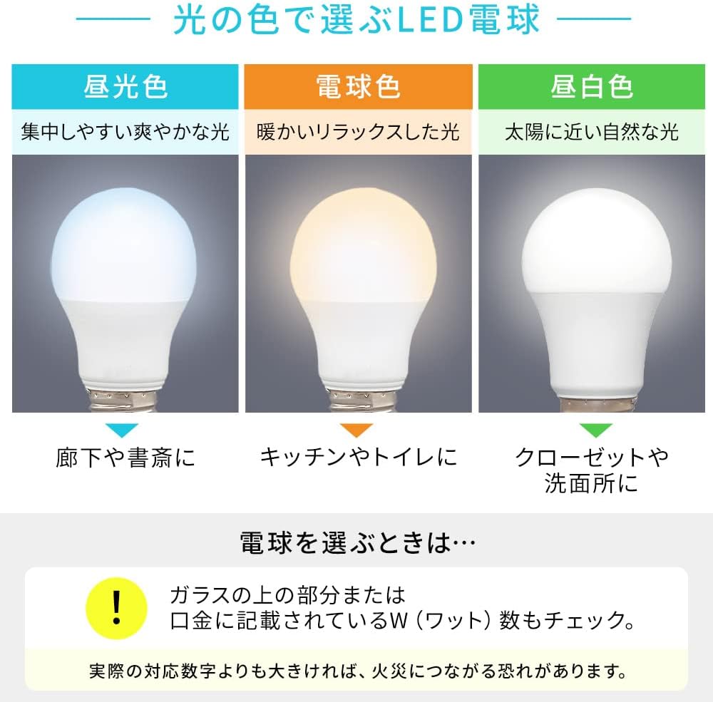 Thumbnail 3 de アイリスオーヤマ LDA7L-G-E17-6T62P LED電球 E17・60W形相当・電球色 2個パック