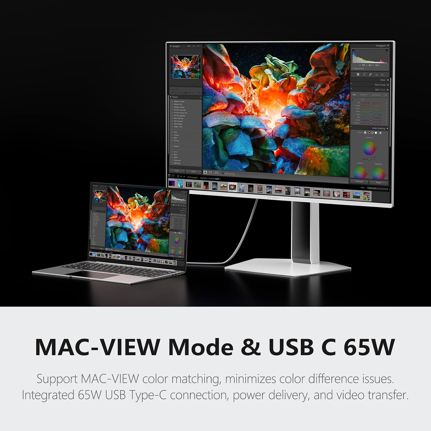 Detalle 2 de INNOCN GA27W1Q 27" OLED 4K 240Hz gaming monitor