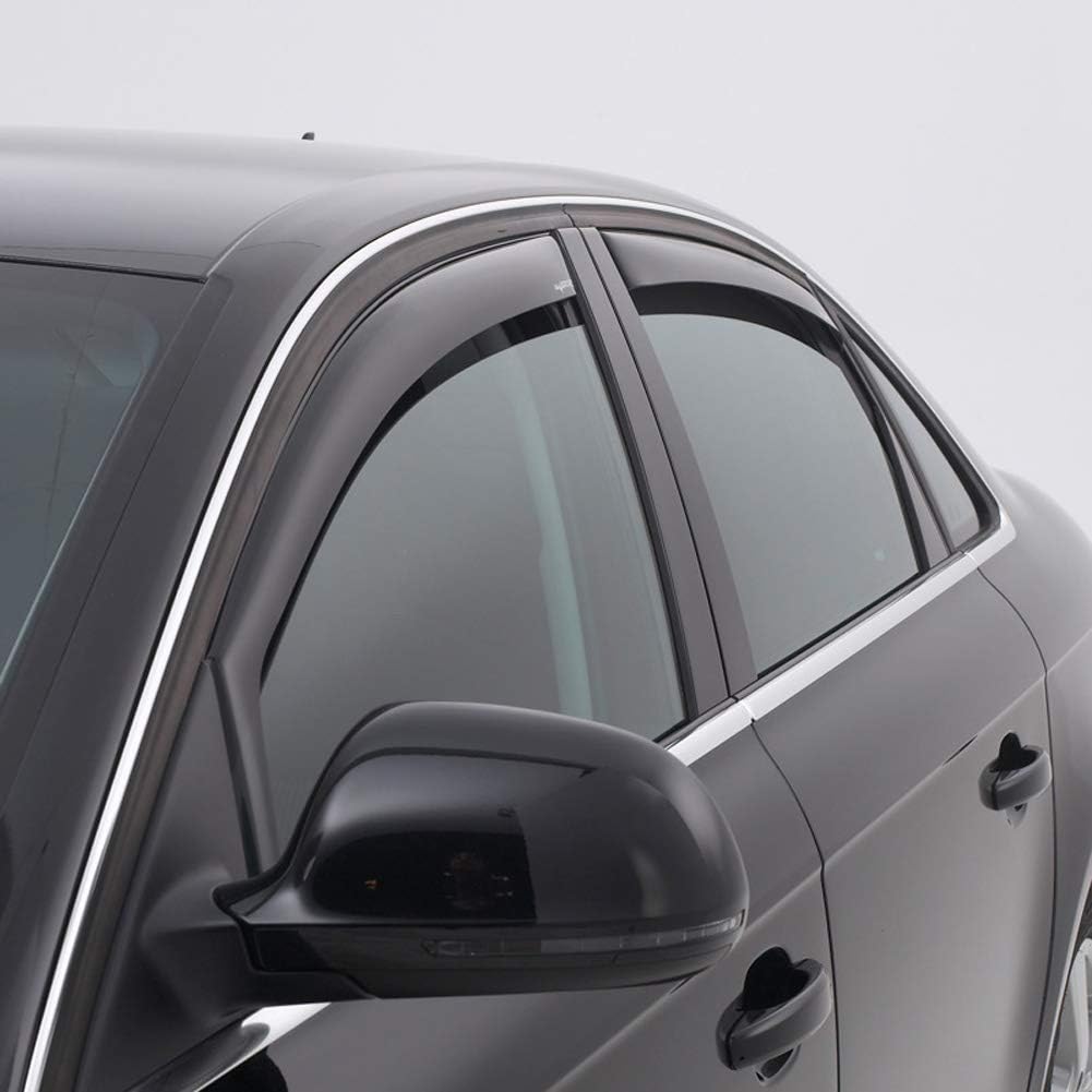 Detalle 1 de ClimAir P0007 Dark zijwindschermen voor Opel Insignia B, zwart acrylglas