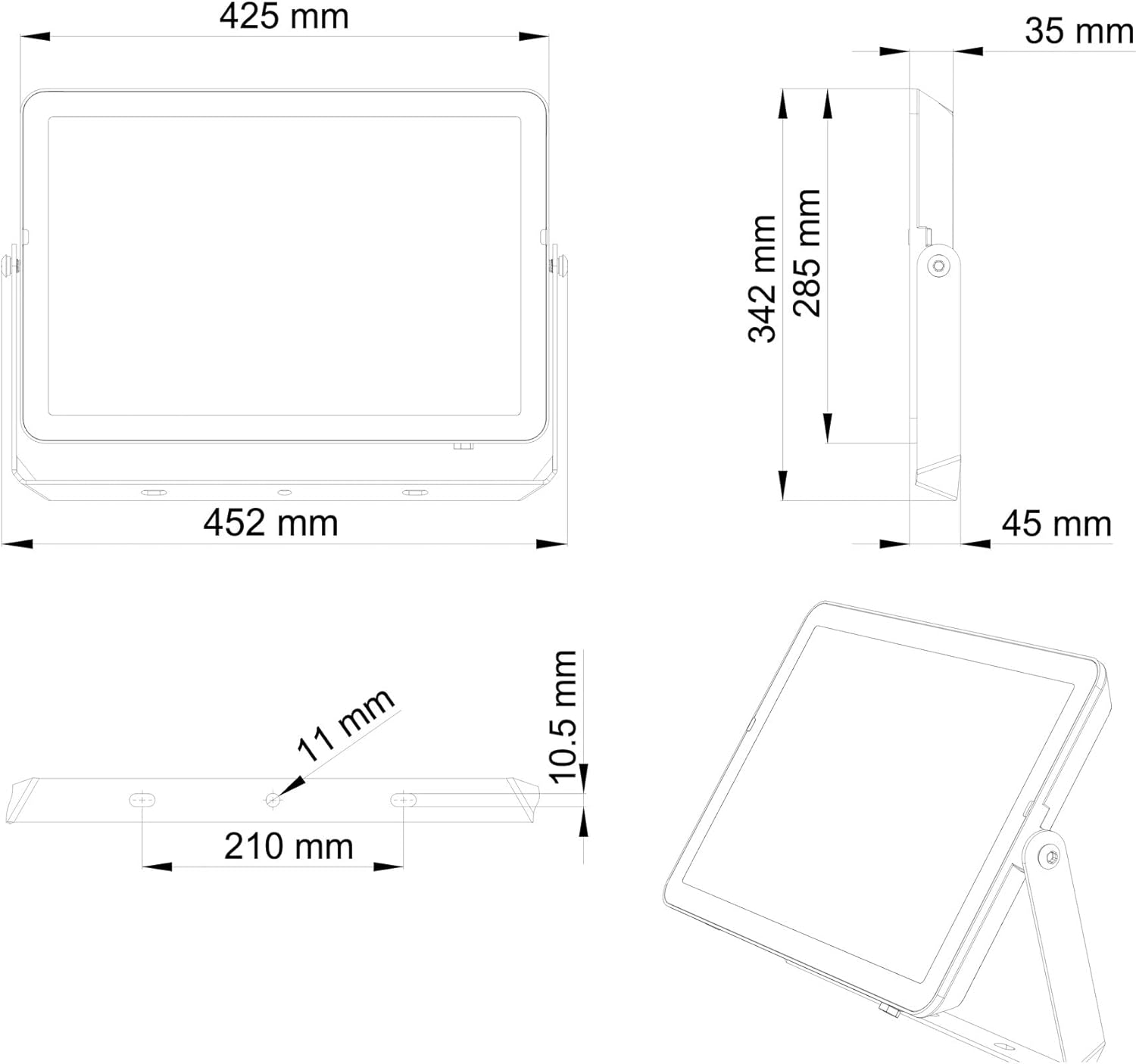 Thumbnail 2 de Philips Projectline Proiettore LED 200W – Luce bianca calda per esterni e spazi commerciali