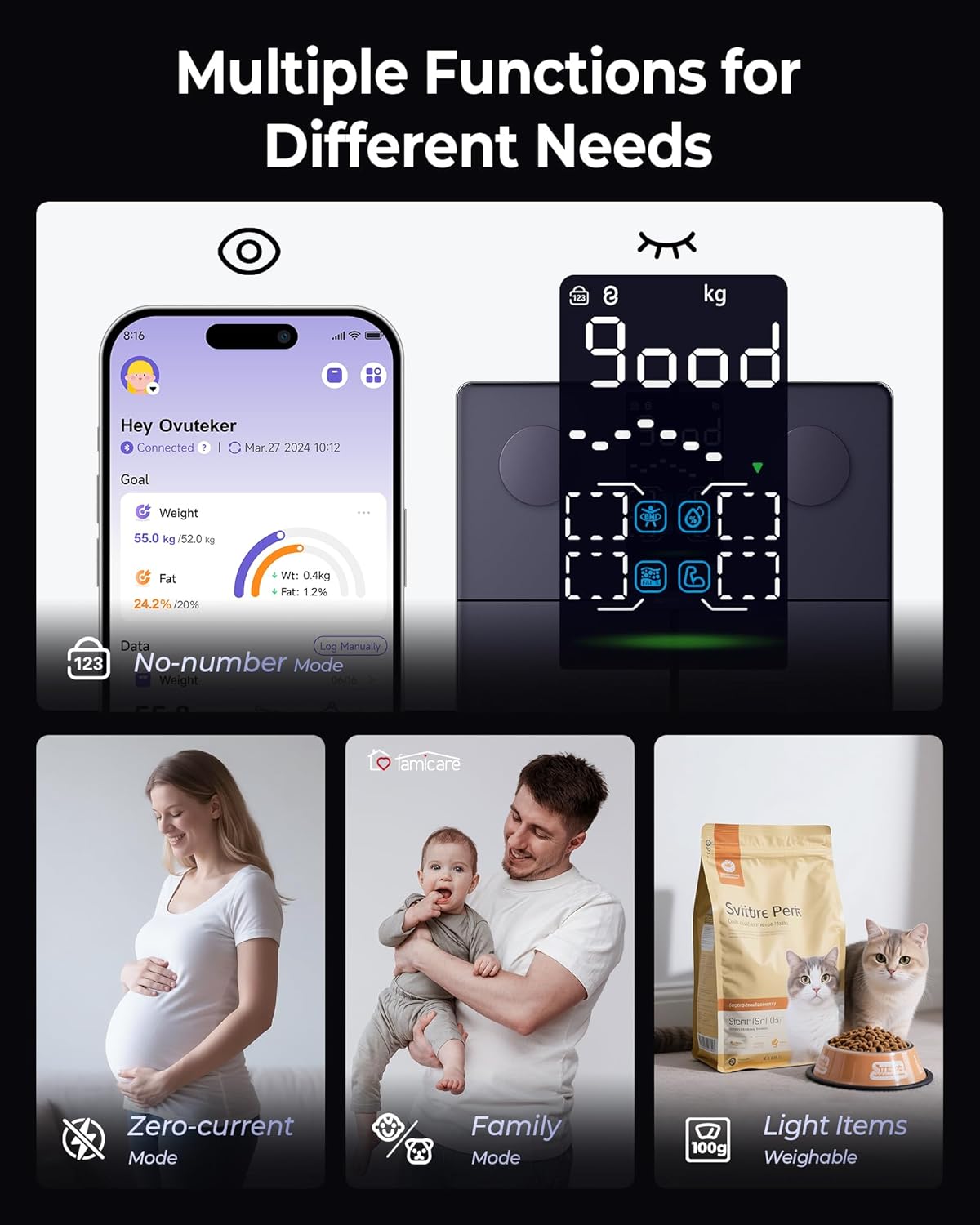 Thumbnail 3 de Ovutek Smart Scale: Body Weight & Health