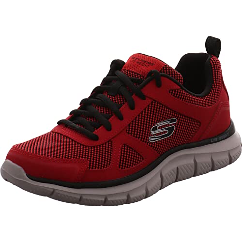 Detalle de Skechers Men’s Track Bucolo Trainer, Red – UK 10