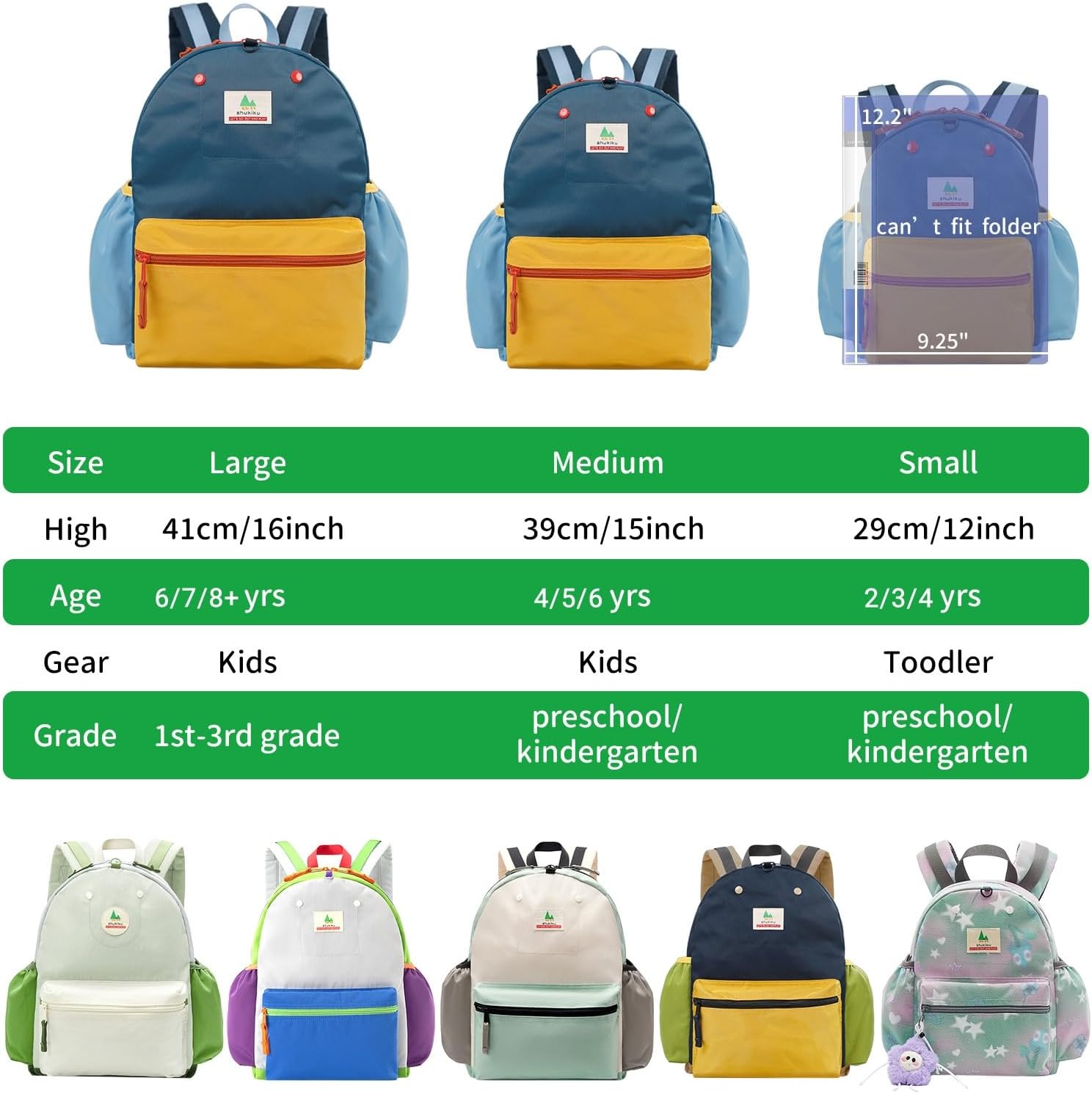 Detalle 2 de Toddler backpack 39 cm for school