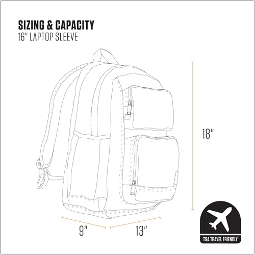 Detalle de Carhartt Utility 28L Dual-Compartment Backpack Black