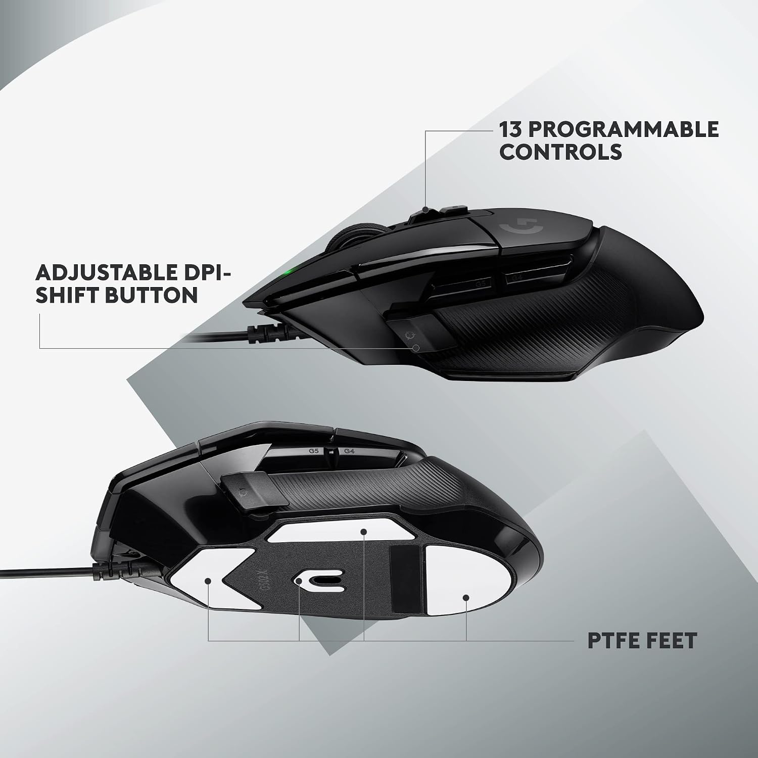 Detalle de Logitech G G502 X Wired Gaming Mouse