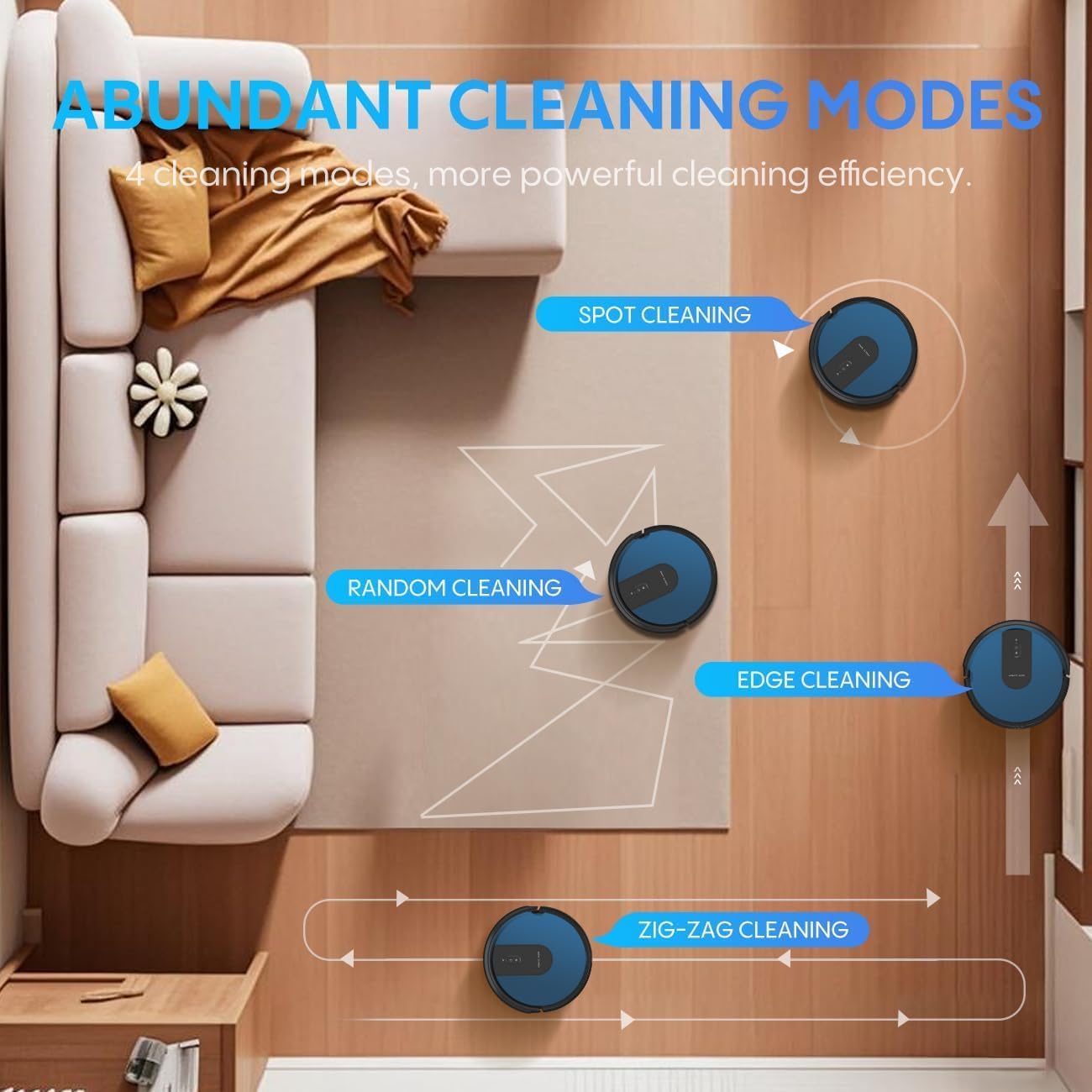 Thumbnail 3 de Bagotte Robot Vacuum Cleaner with Mop review: solid 4‑in‑1 cleaning for busy homes
