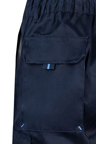 Thumbnail 7 de Bermudas Velilla 103007 Multibolsillos – Azul Navy/Celeste, Talla 58